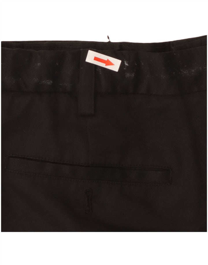Izod Mens Chino Shorts W38 XL Poliéster Preto