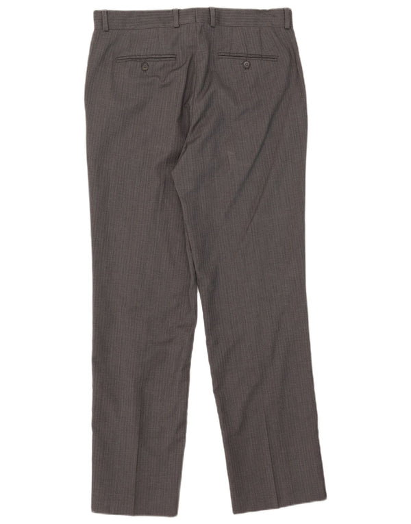 Calça Chino Reta Masculina Zara EU 44 Grande W34 L31 Cinza