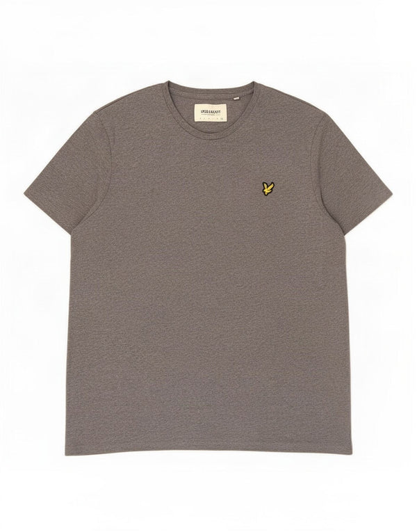 Camiseta masculina Lyle & Scott Top 2XL algodão cinza