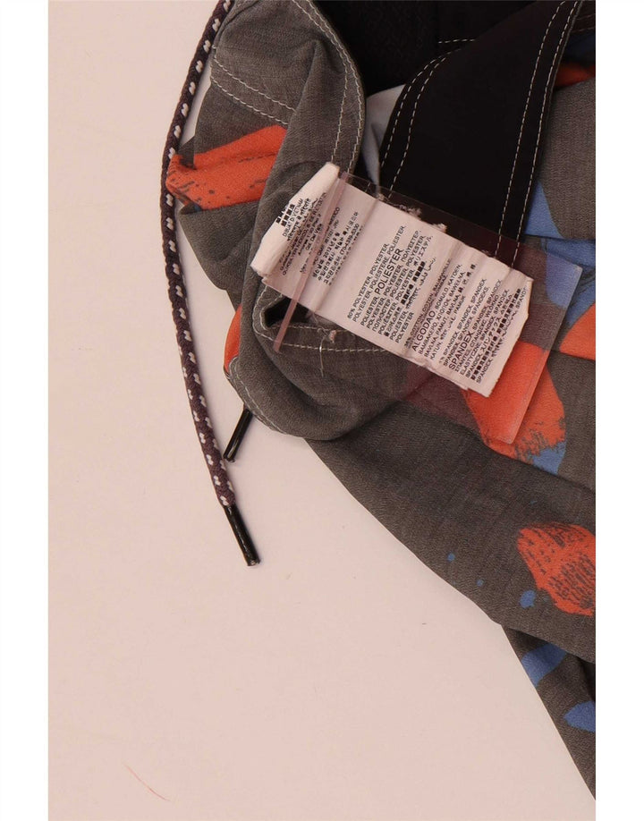 Quiksilver Calções de banho masculino poliéster cinza médio