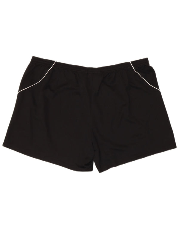 Shorts esportivos femininos Adidas Climalite UK 20 2XL preto poliéster