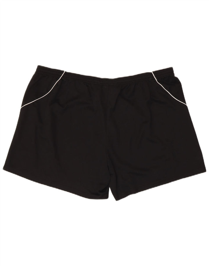 Shorts esportivos femininos Adidas Climalite UK 20 2XL preto poliéster