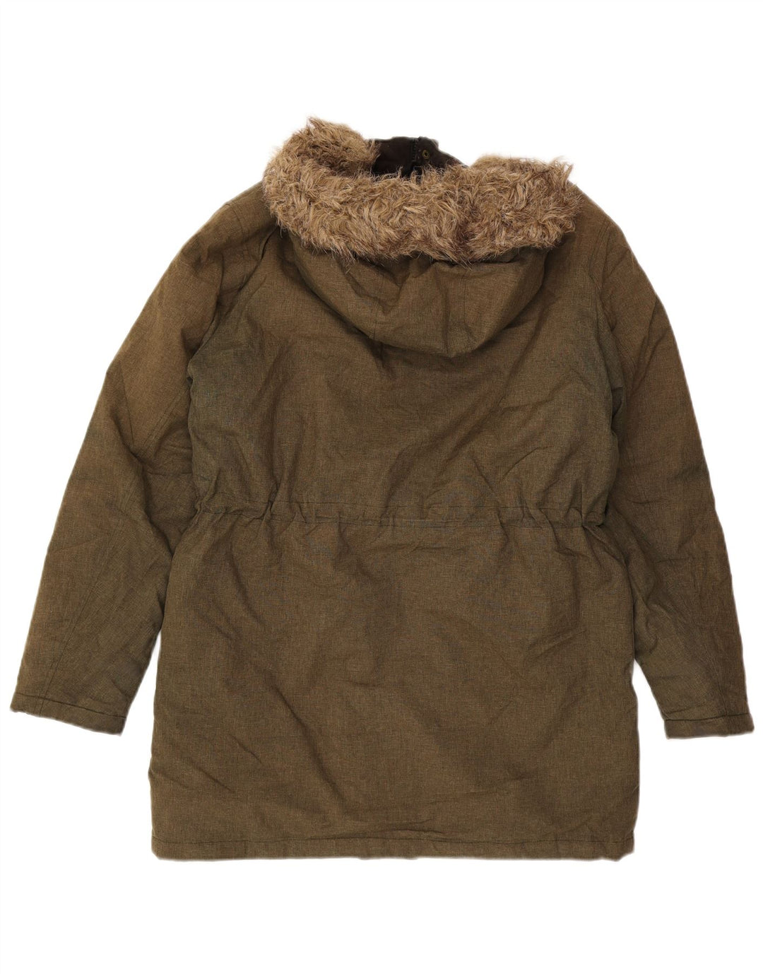 Casaco masculino acolchoado com capuz JACK & JONES UK 38 médio cáqui