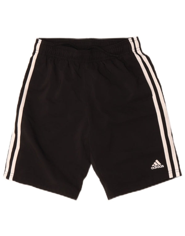 Adidas Boys Sport Shorts 9-10 Years Black Polyester