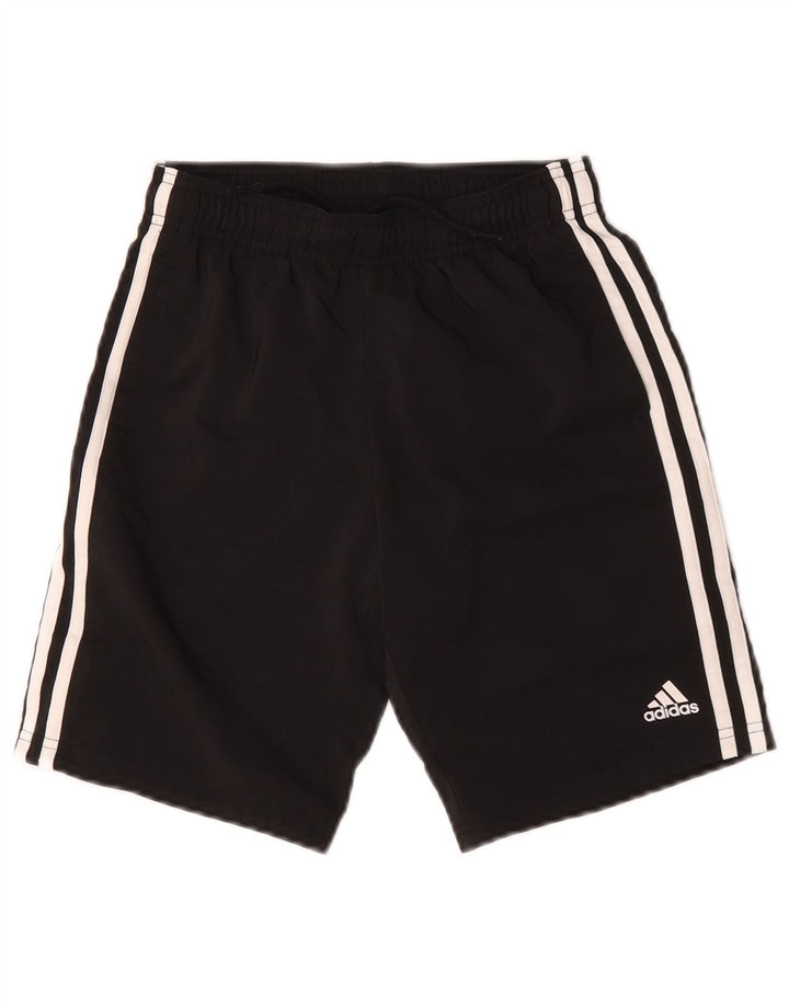 Shorts esportivos Adidas meninos 9-10 anos preto poliéster