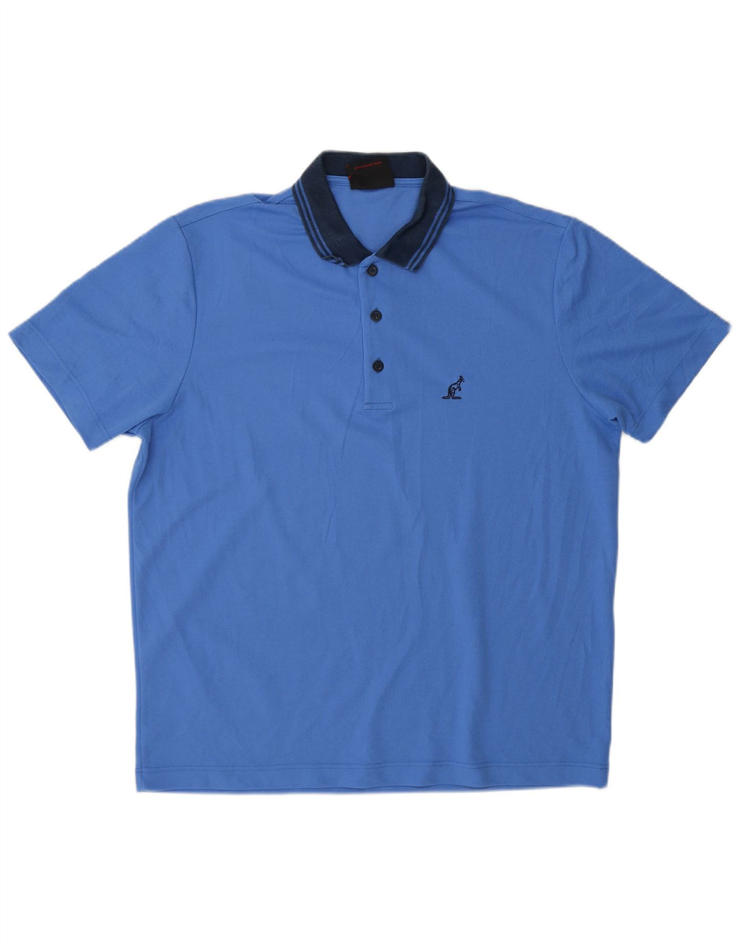 Camisa polo masculina de rugby AUSTRALIAN L'ALPINA IT 52 poliéster azul grande