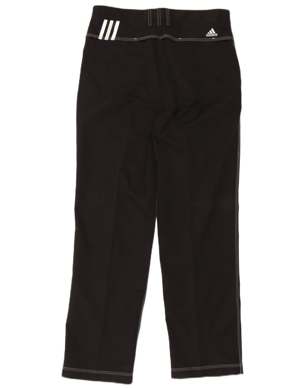 Adidas Mens Climacool Straight Chino Calças W34 L32 Poliéster Preto