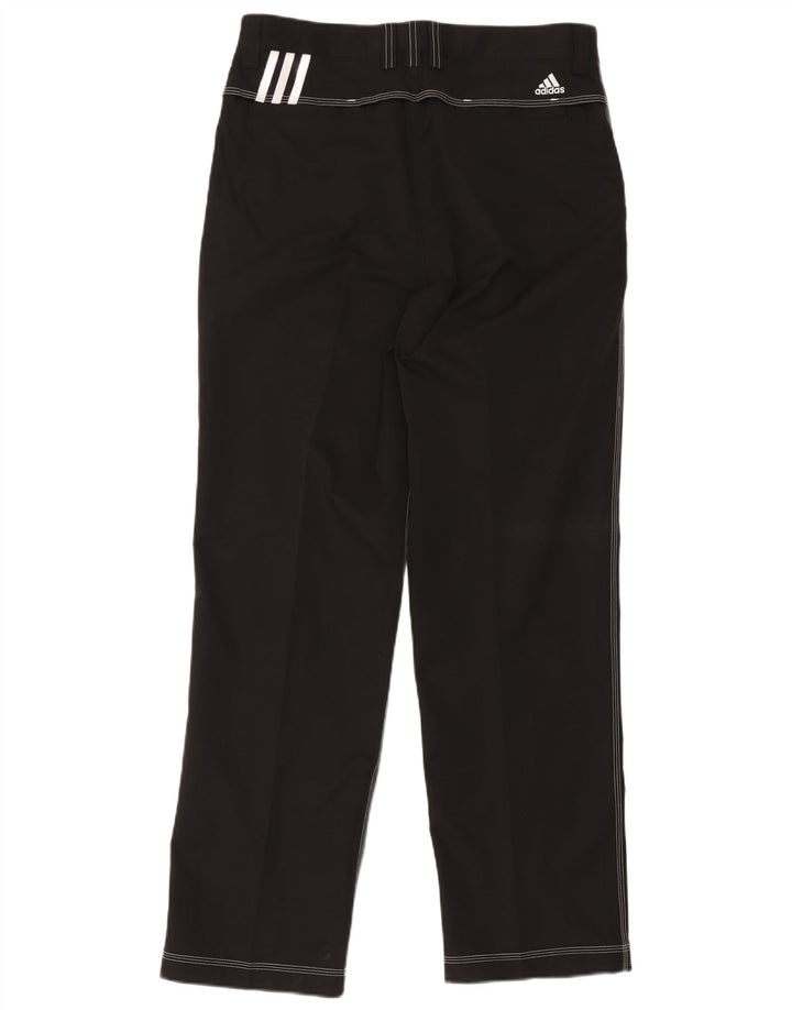 Adidas Mens Climacool Straight Chino Calças W34 L32 Poliéster Preto