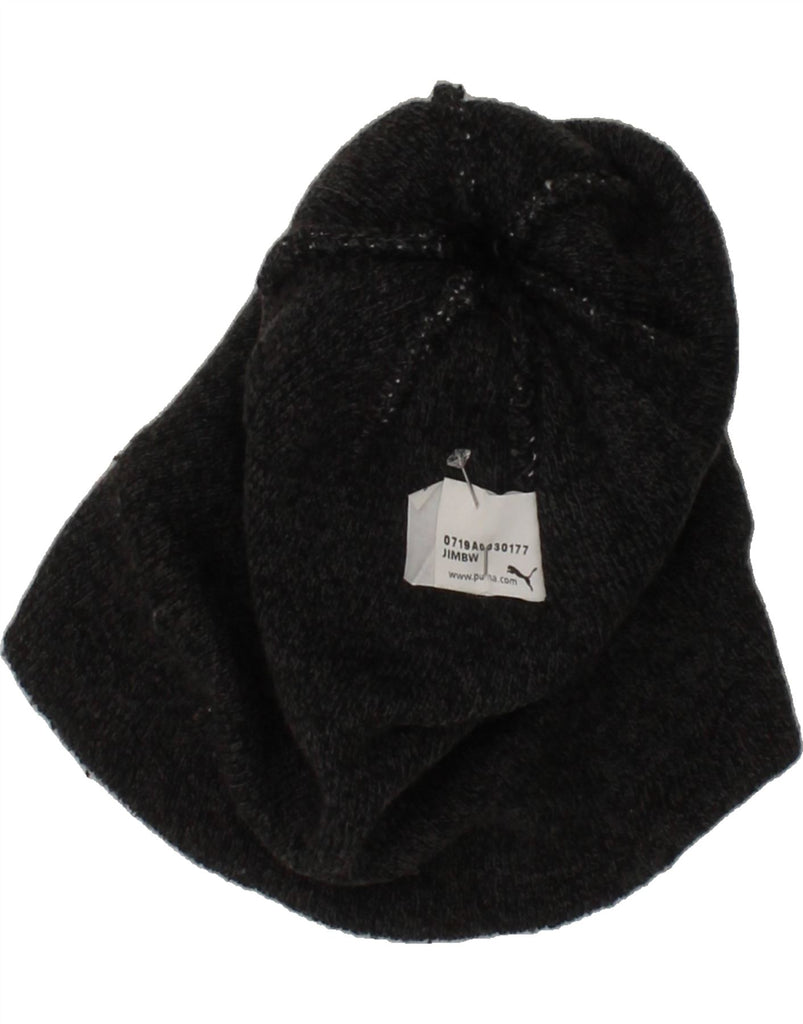 PUMA Boys Graphic Bobble Hat One Size Black Acrylic Vintage Puma and Second-Hand Puma from Messina Hembry 