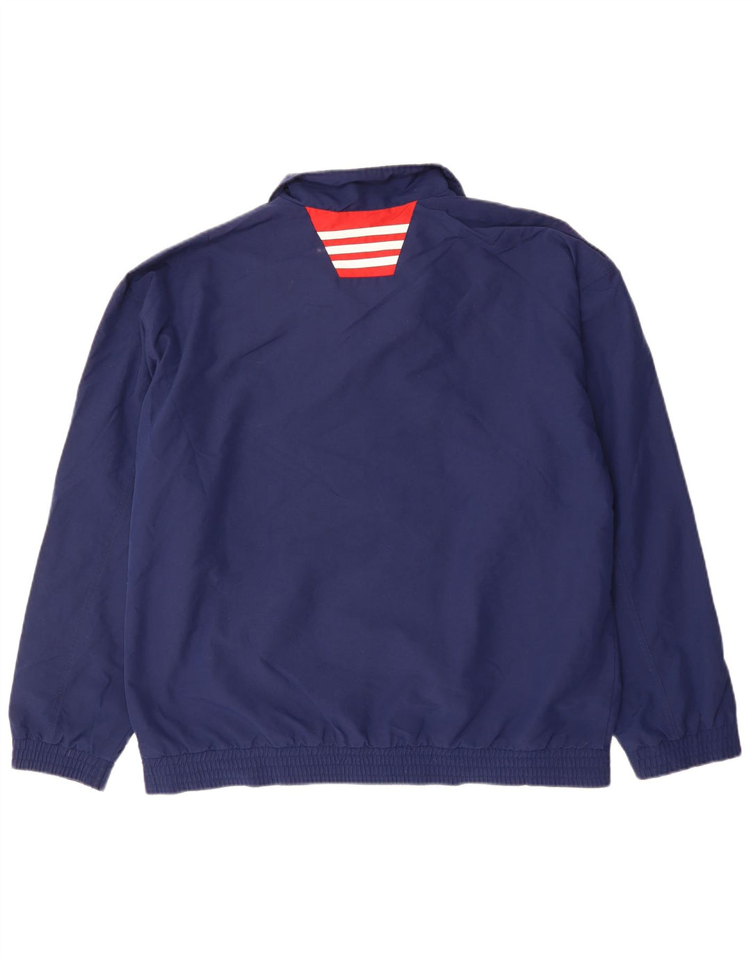 Adidas Mens Tracksuit Top Jacket UK 42/44 Grande Azul Marinho Poliéster