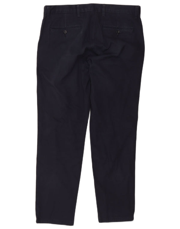 Calça Chino masculina Dockers Regular Fit W36 L34 algodão azul marinho