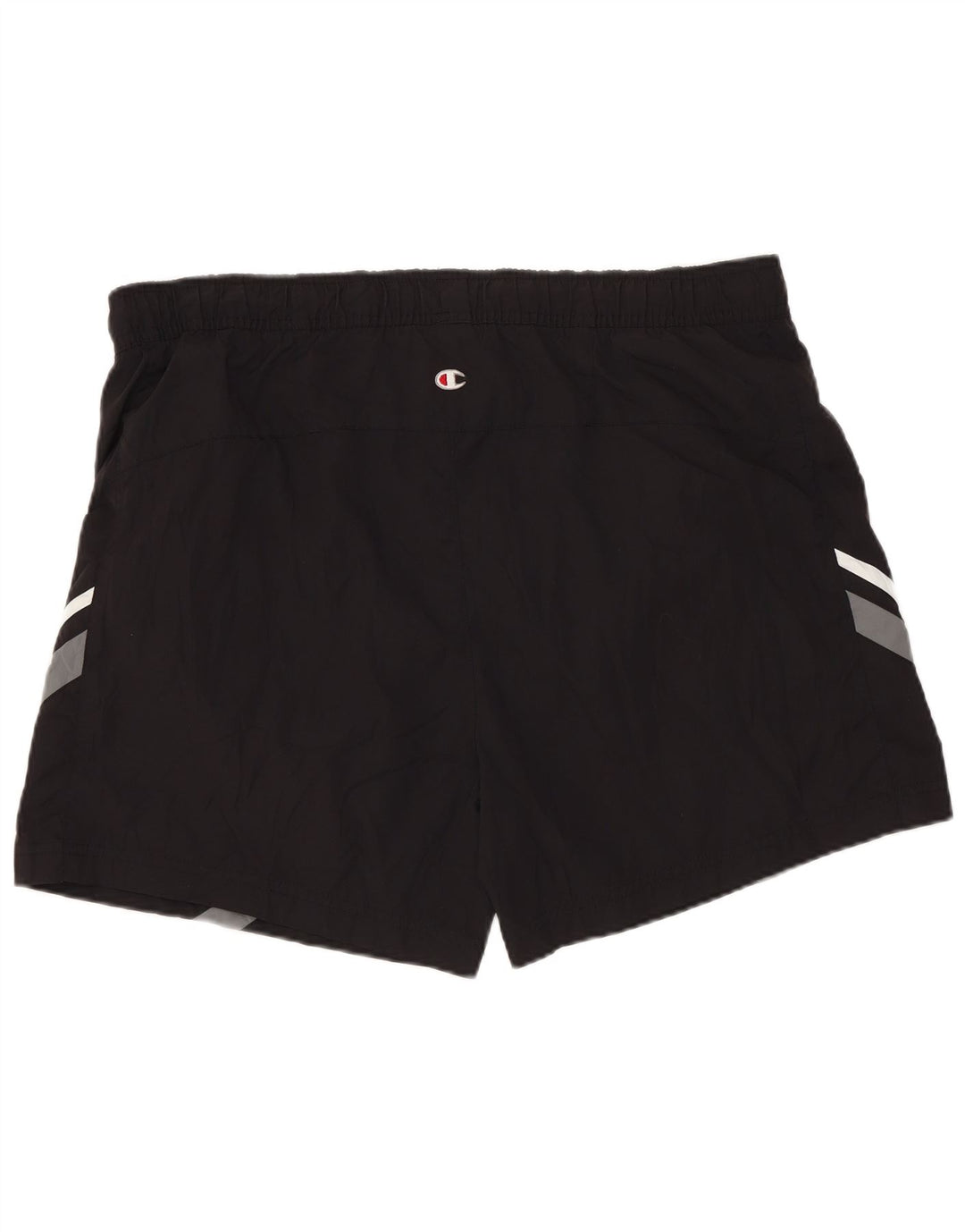 Shorts de natação masculino CHAMPION grande poliéster colorido preto