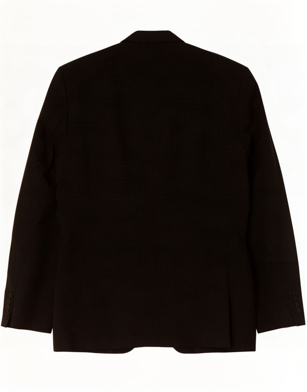 Jaqueta blazer masculina Marks & Spencer Longline 2 botões Reino Unido 38 cinza médio