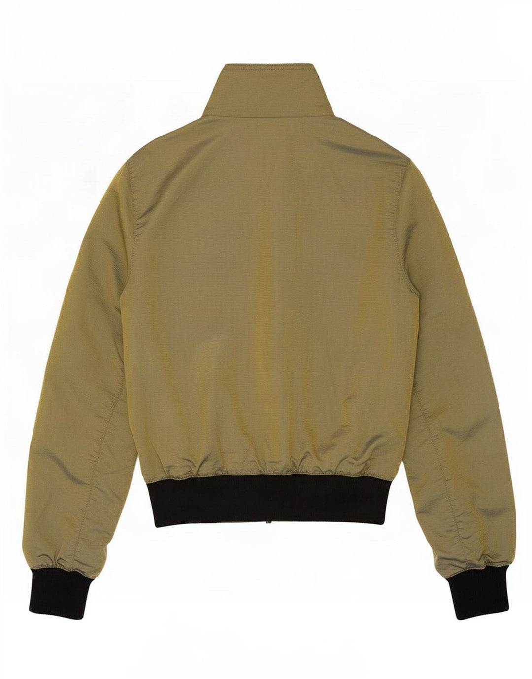 Jaqueta bomber feminina Refrigiwear UK 10 pequena poliamida verde