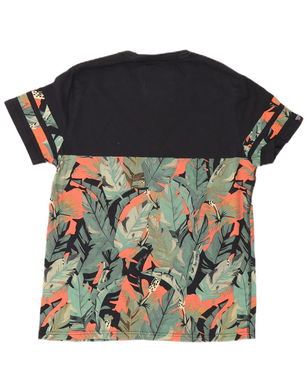 Camiseta masculina Superdry California Graphic 2XL algodão floral preto