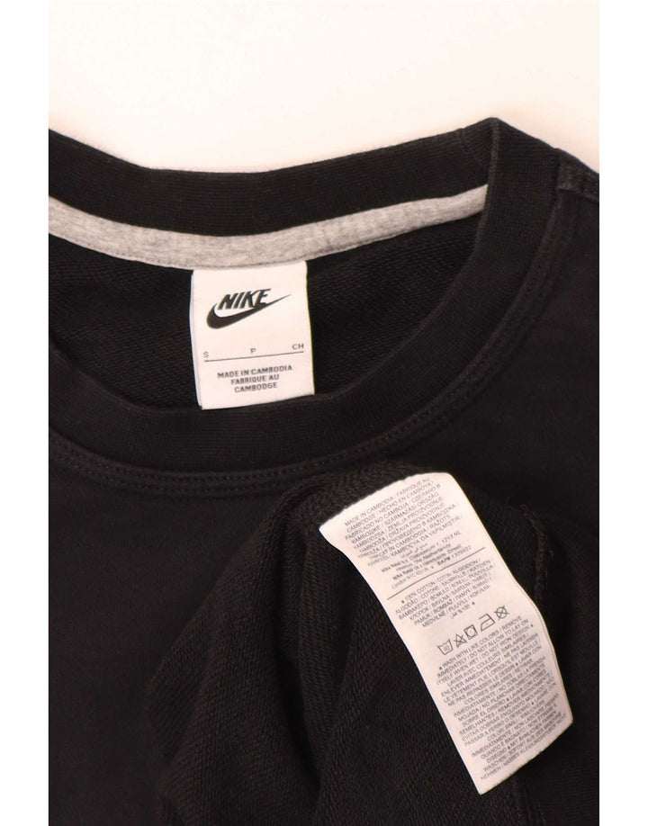 Nike moletom masculino jumper pequeno algodão preto