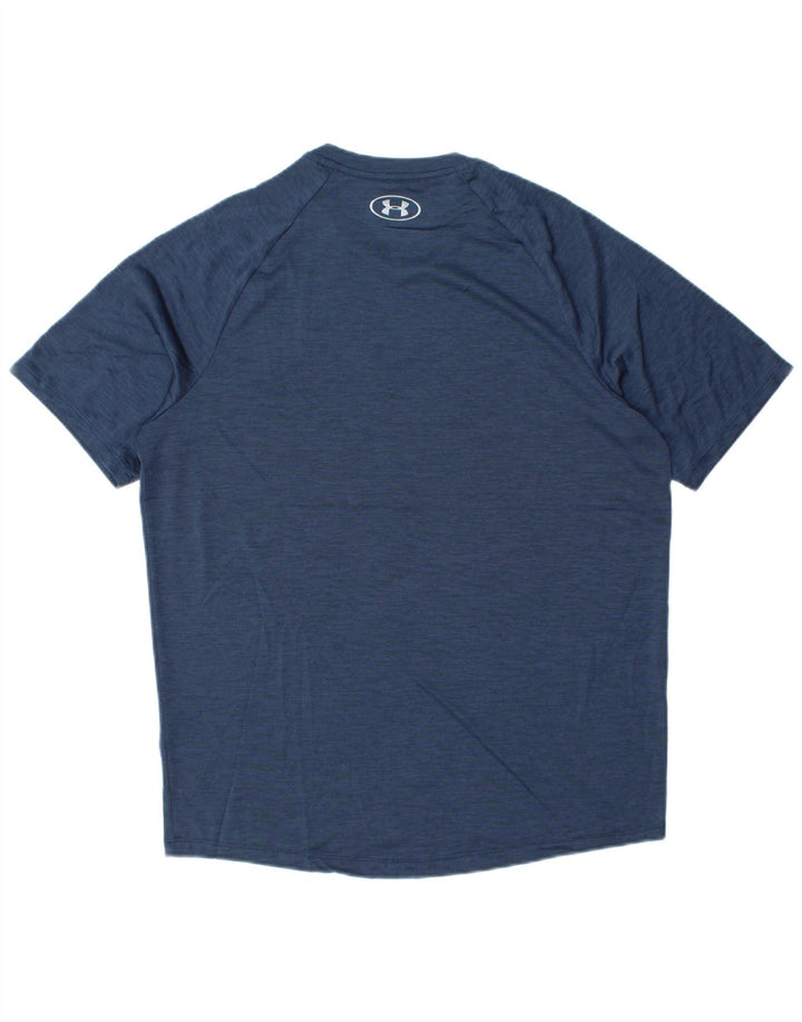 Camiseta masculina UNDER ARMOUR Top médio azul marinho