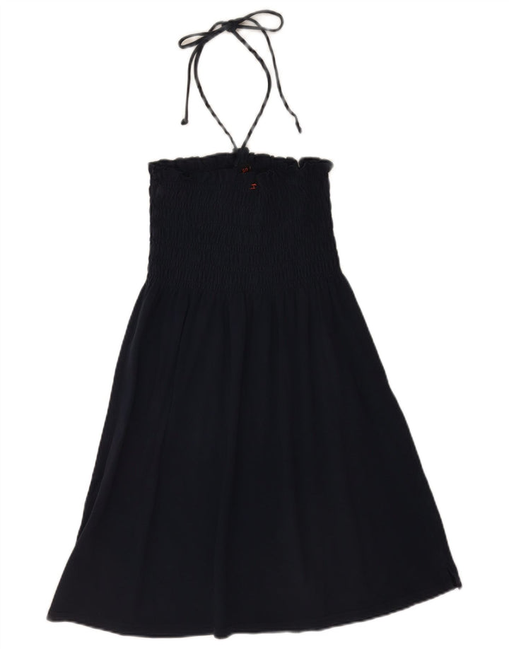 Sun68 Vestido Halter Feminino Reino Unido 18 XL Azul Marinho