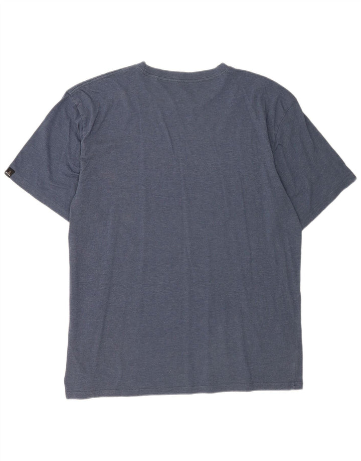Camiseta masculina Prana Top 2XL azul marinho manchado
