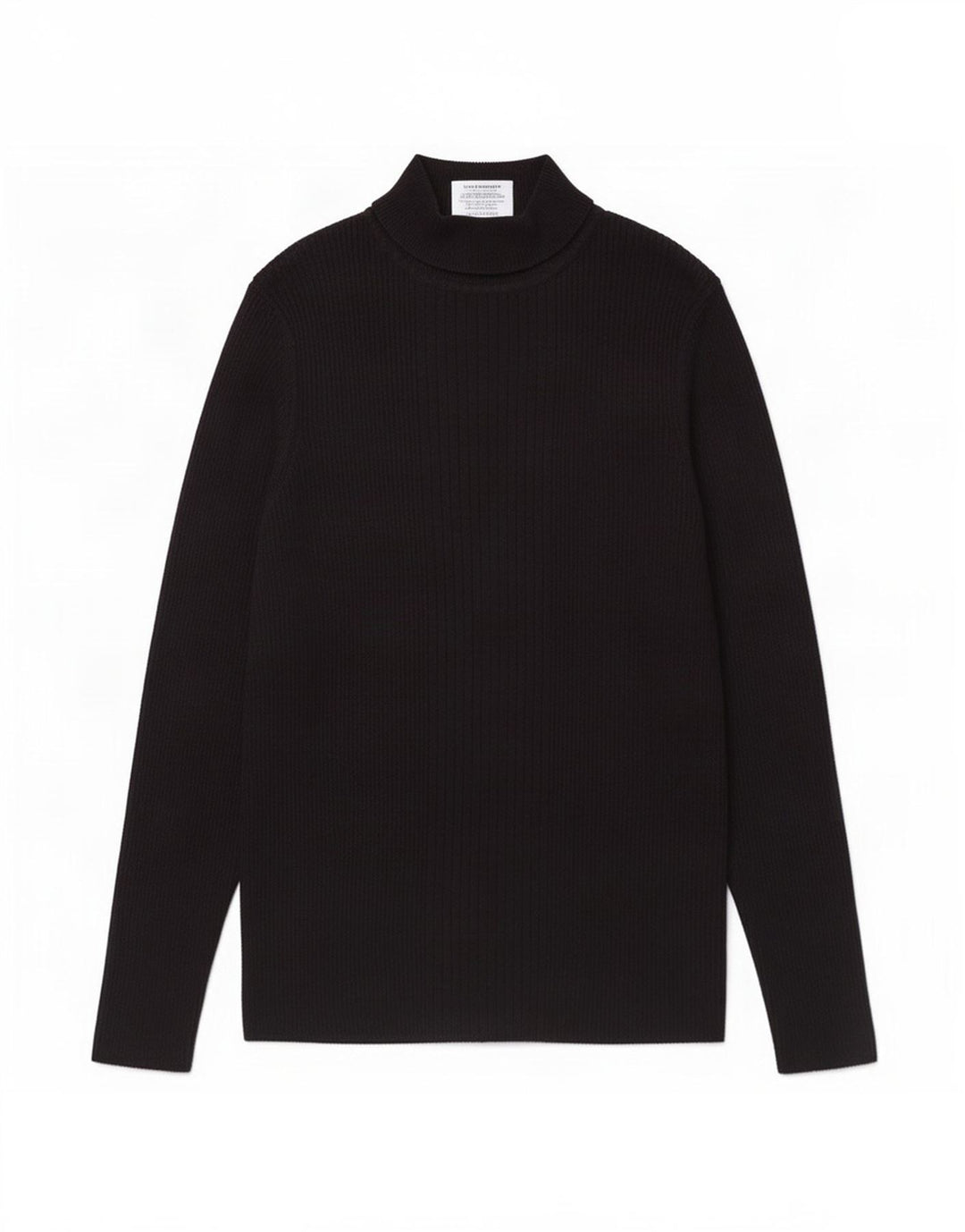 Top feminino Marks & Spencer de manga comprida UK 12 viscose preta média