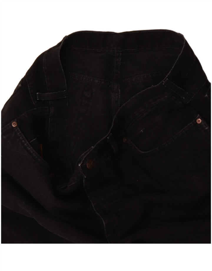 Wrangler Calça jeans reta masculina W28 L32 preta