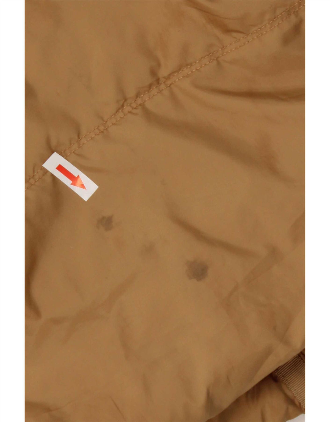Casaco acolchoado com capuz feminino Tommy Hilfiger Reino Unido 10 pequeno poliéster marrom