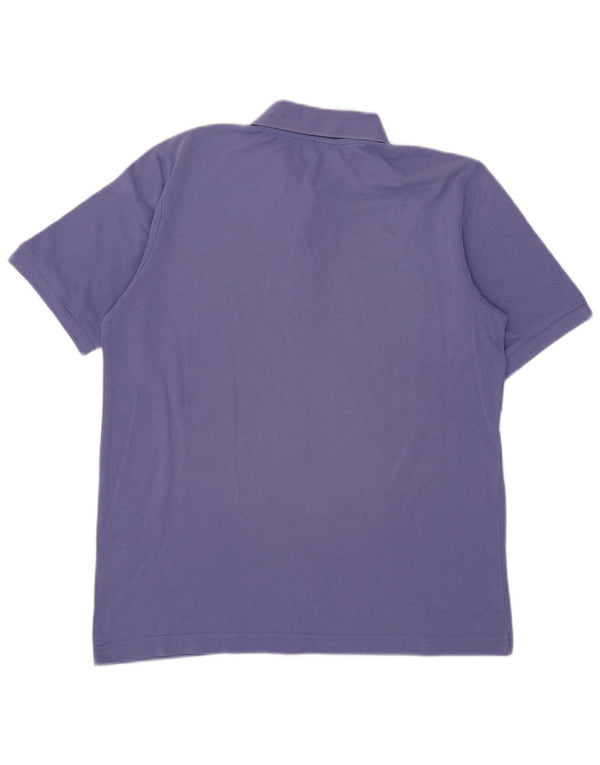 Camisa polo masculina Kappa grande algodão azul