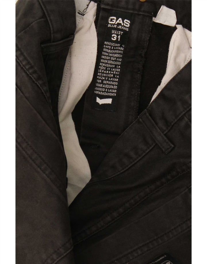 Calça casual masculina Gas Bootcut W31 L32 preta