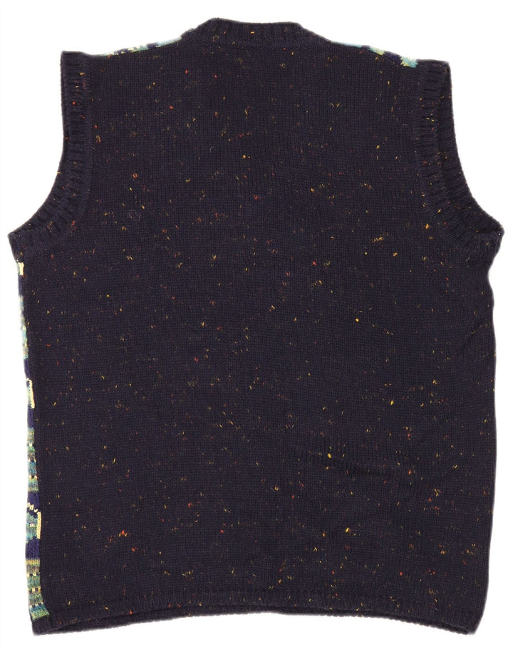 Regata feminina Erika com colete UK 20 2XL azul marinho xadrez poliacrílico borboleta