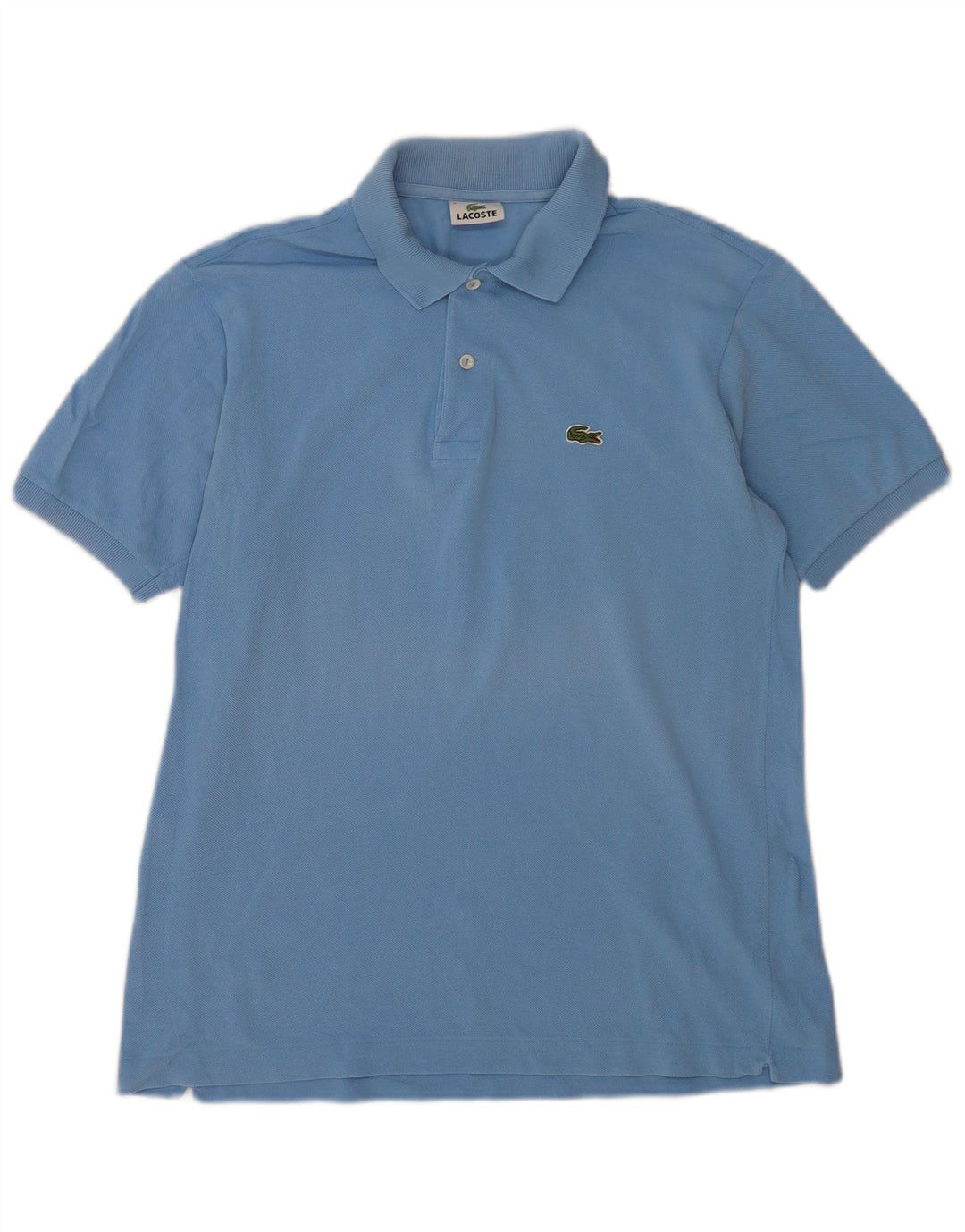 Camisa polo masculina Lacoste tamanho 4 azul médio