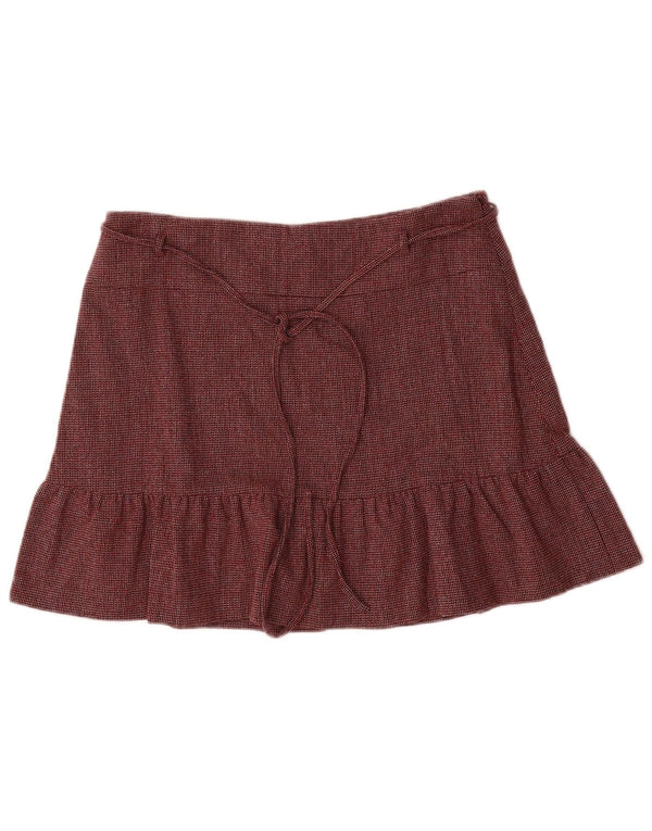Max & Co. Mini saia feminina W30 médio Borgonha