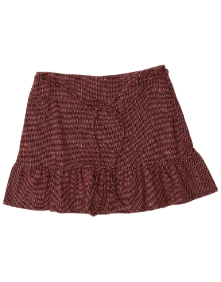 Max & Co. Mini saia feminina W30 médio Borgonha