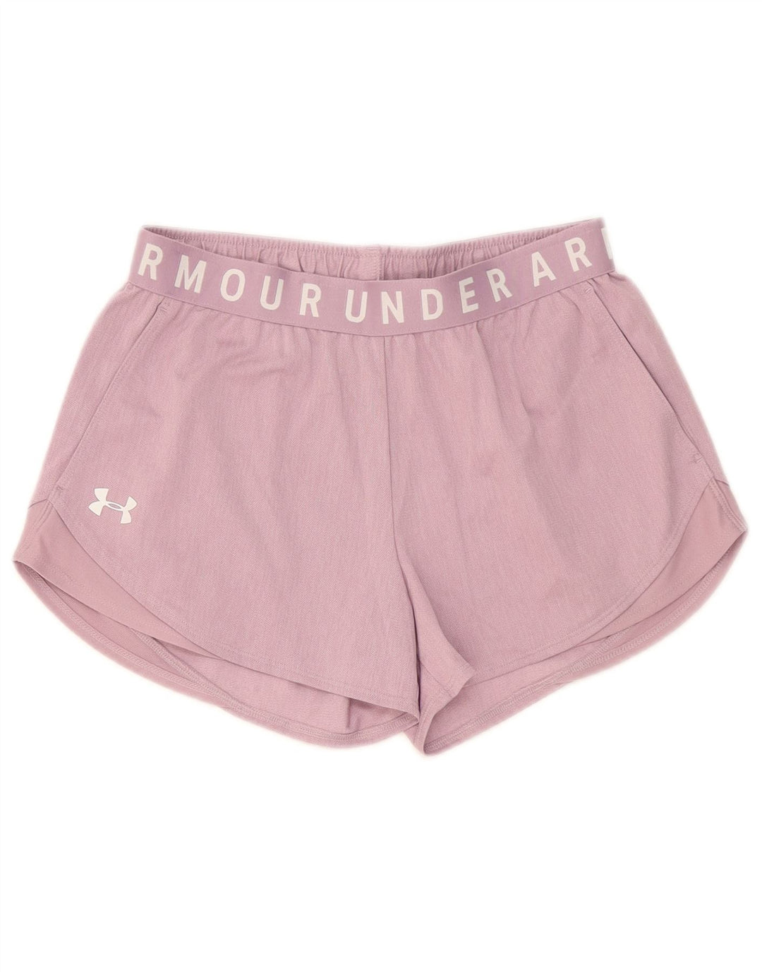 Under Armour Womens Graphic Sport Shorts UK 10 Pequeno Poliéster Rosa