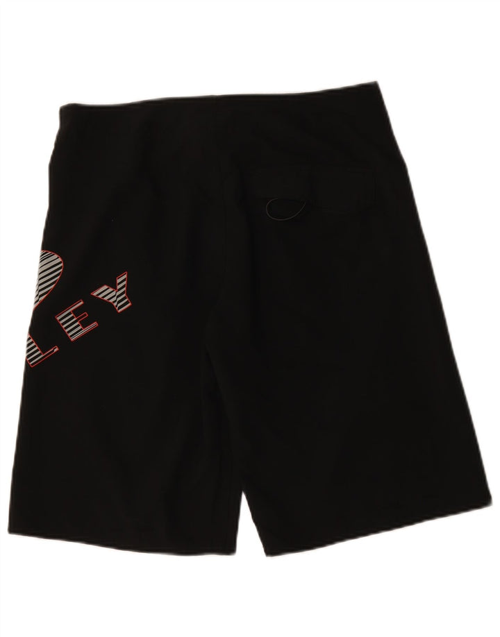 Calções de banho masculinos Oakley Graphic médio preto