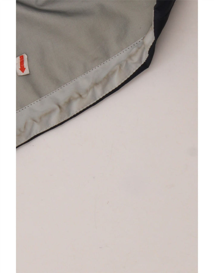 Jaqueta de chuva masculina BERGHAUS com capuz UK 38 nylon azul marinho médio