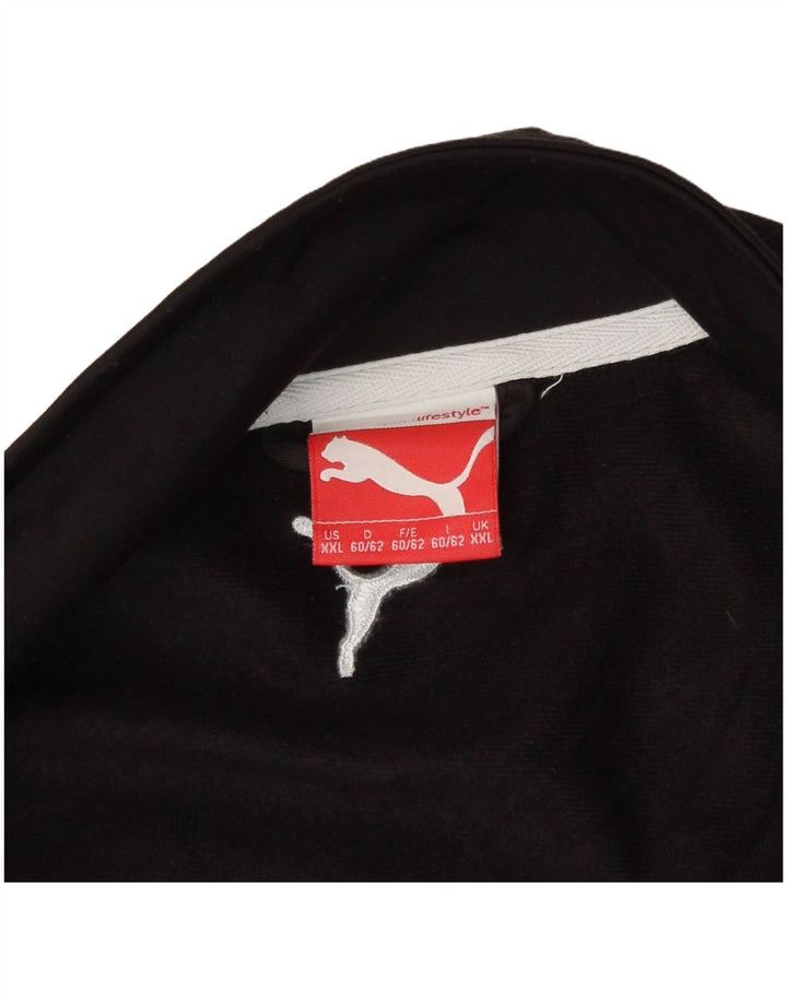 Puma Mens Tracksuit Top Jacket 2XL Black Colourblock Polyester