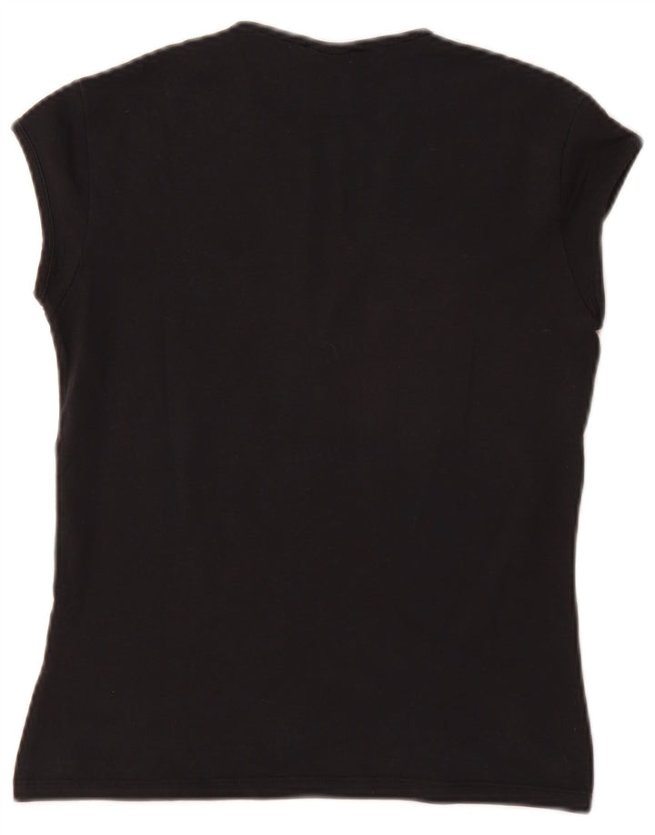 Camiseta feminina Nike UK 10/12 médio algodão preto