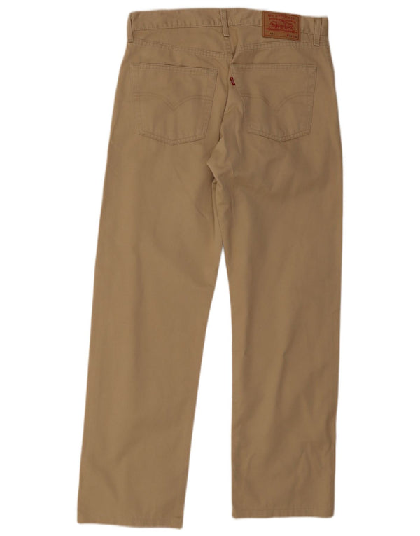 Calça Levi's Masculina 551 Reta Casual W34 L30 Algodão Bege
