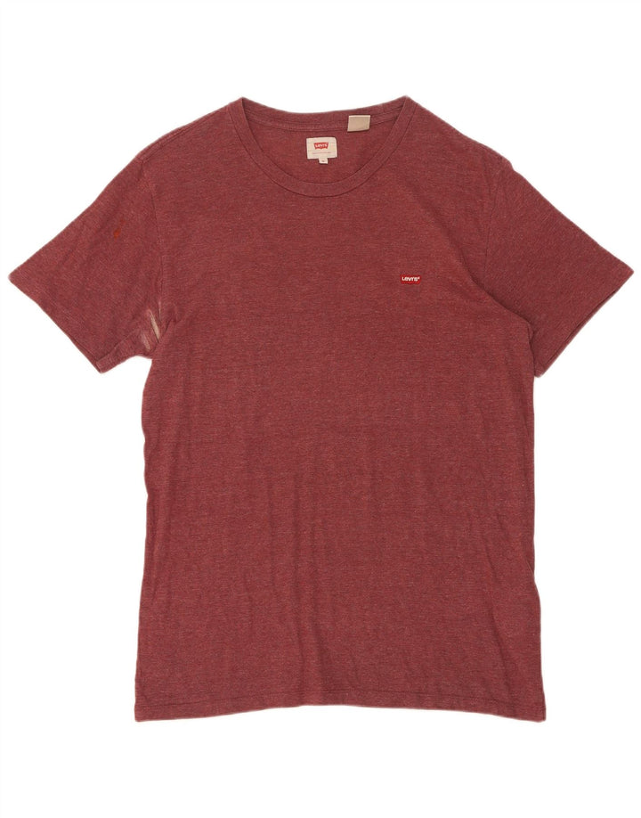 Camiseta masculina Levi's Top médio marrom algodão