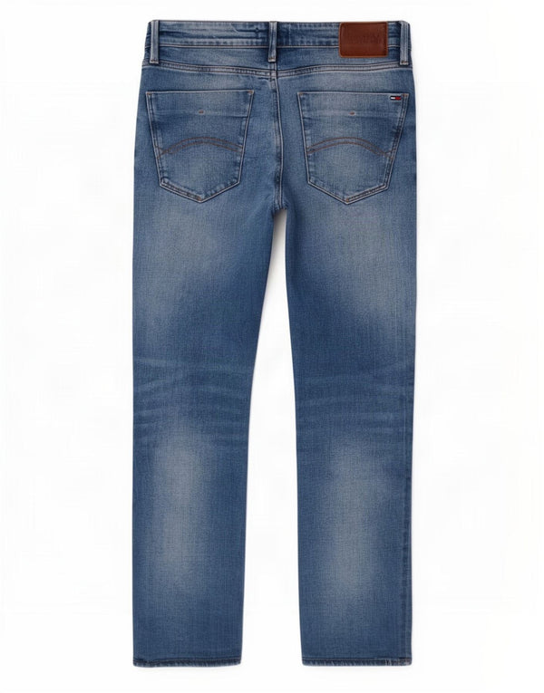 Tommy Hilfiger Masculino Scanton Slim Jeans W32 L29 Azul Algodão