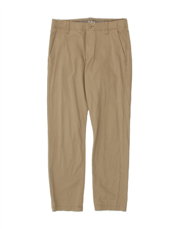 LEE Mens Slim Fit Chino Trousers W32 L32 Beige Cotton Vintage Lee and Second-Hand Lee from Messina Hembry 