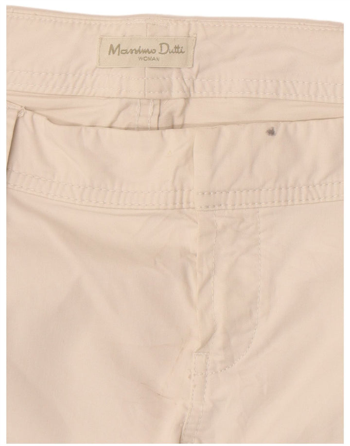 Calça Chino Slim Feminina Massimo Dutti W32 L29 Branca