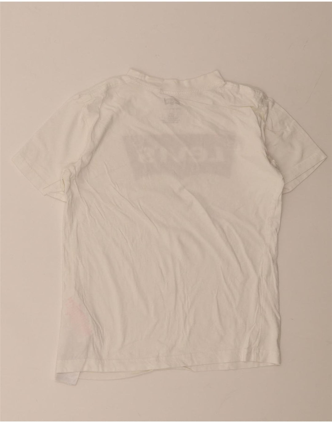 Camiseta Levi's Boys Graphic 11-12 Anos Algodão Branco