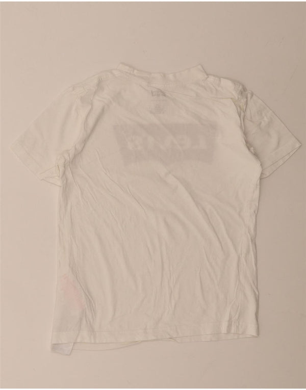 Camiseta Levi's Boys Graphic 11-12 Anos Algodão Branco