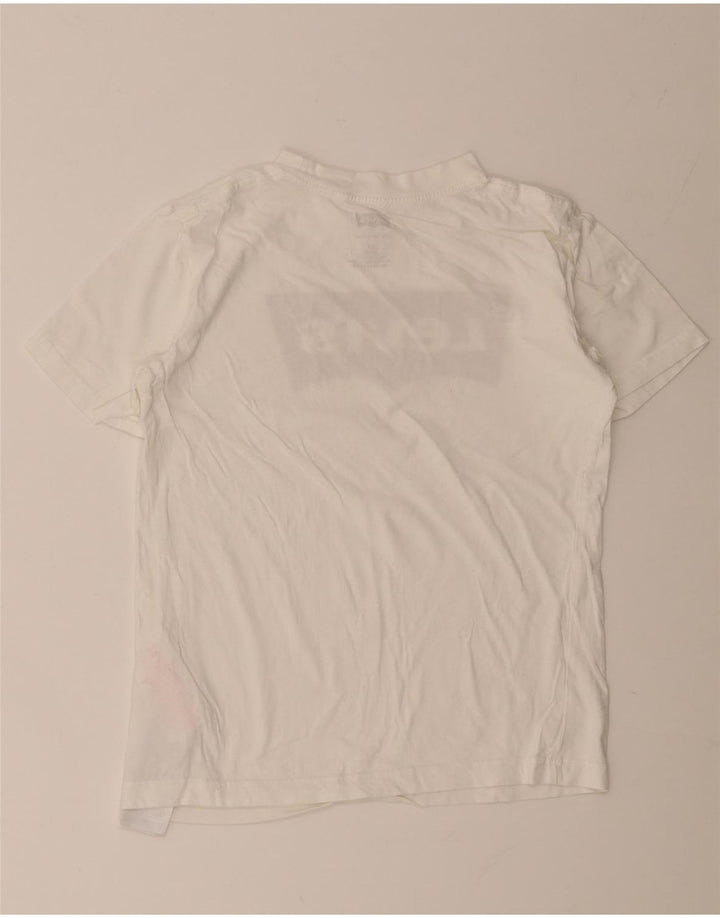 Camiseta Levi's Boys Graphic 11-12 Anos Algodão Branco