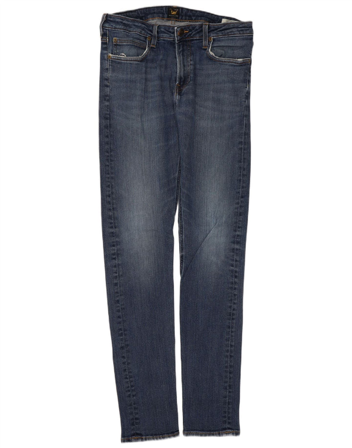 LEE Masculino Malone Slim Jeans W32 L34 Azul Algodão