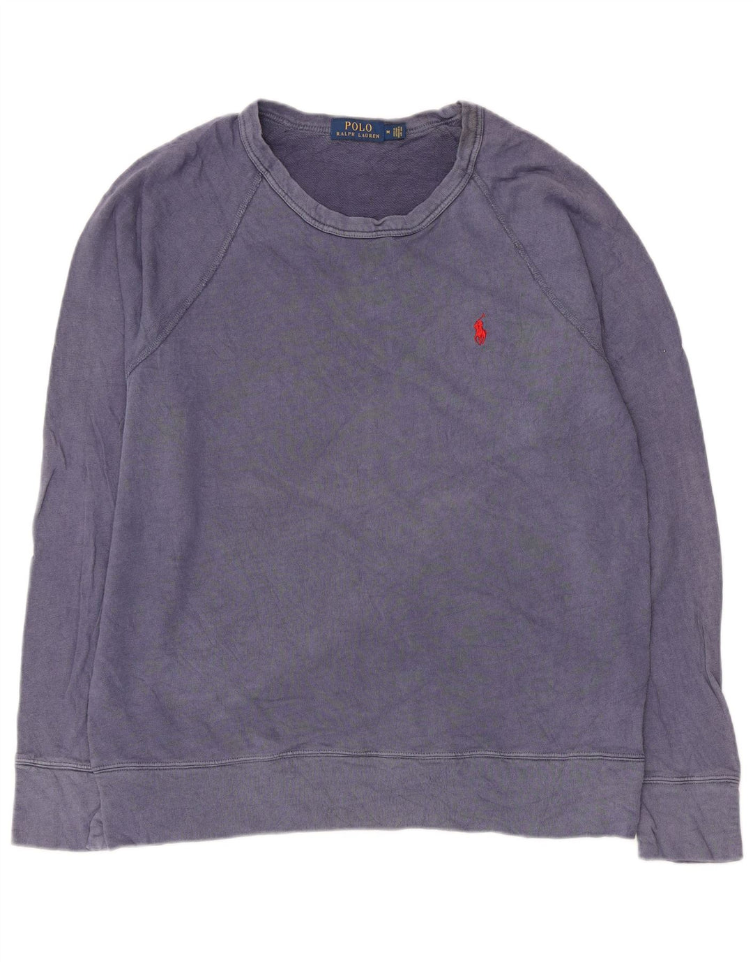 Polo Ralph Lauren moletom masculino jumper médio azul