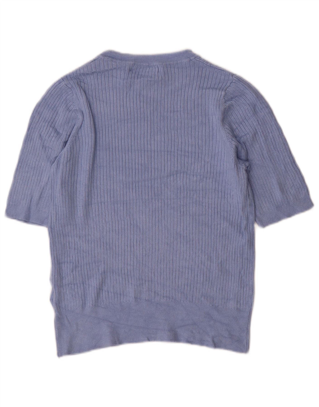 Suéter feminino Marks & Spencer com gola canoa Reino Unido 12 azul médio