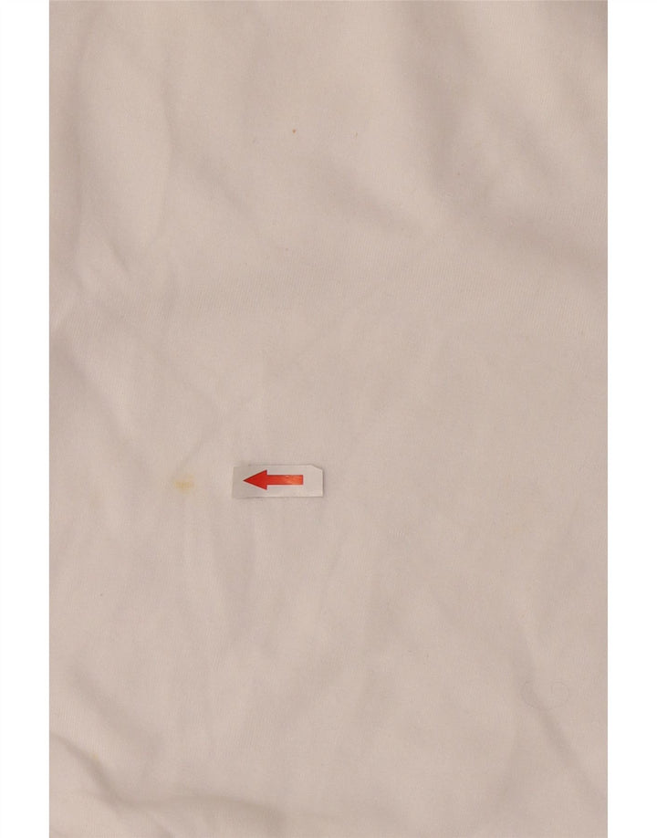 Fila Mens Graphic Moletom Jumper Médio Algodão Branco