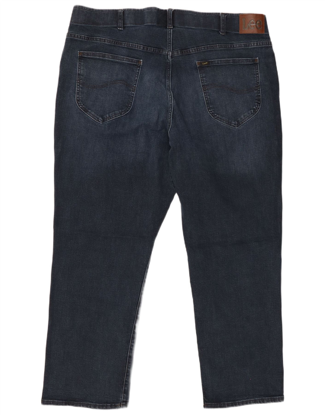 Calça jeans reta masculina LEE relaxada W46 L30 algodão azul